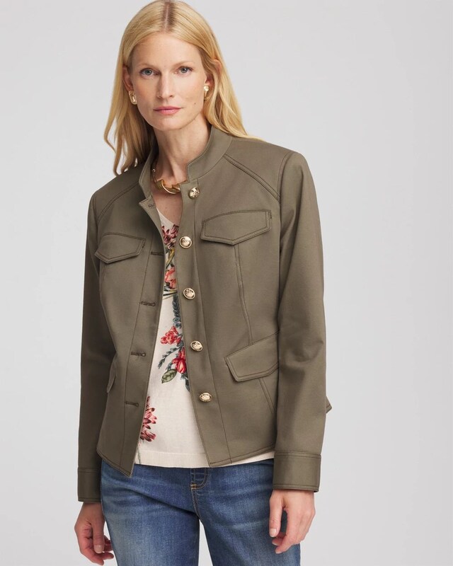 Peplum Field Jacket - image 1
